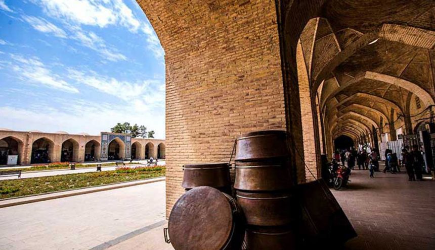 The Historic Bazaar of Kerman Dating Back to 1,500 Years Ago