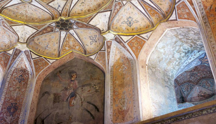 The Divine Hasht Behesht Palace in Isfahan