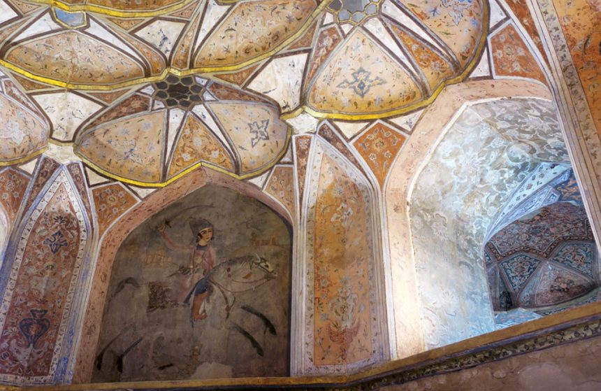 The Divine Hasht Behesht Palace in Isfahan