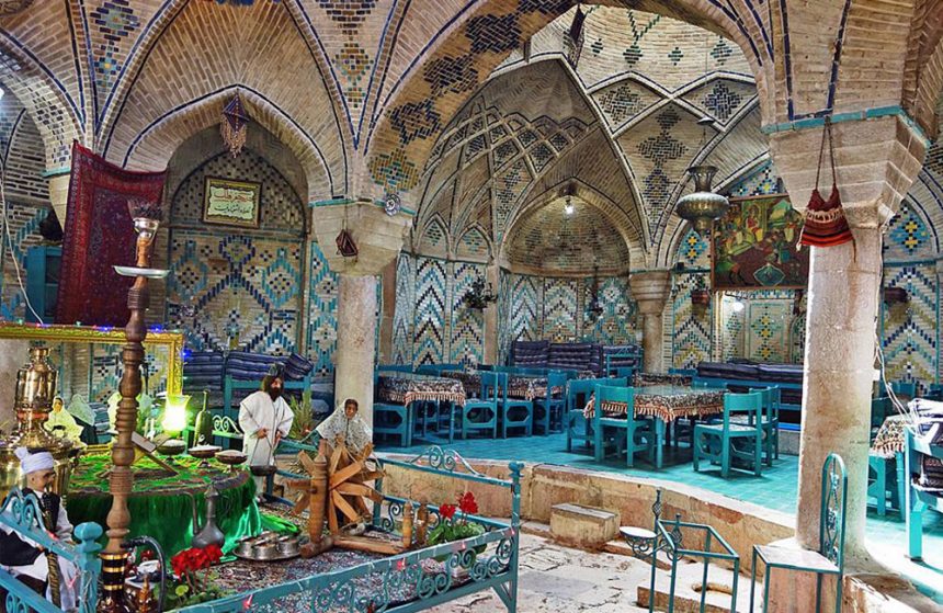The Traditional Hammam-e Vakil in Kerman, Now Serving Tea and Pastries!