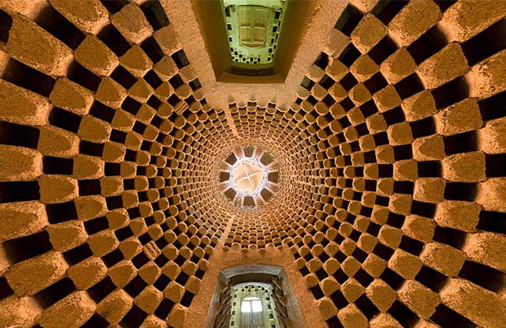 The Beautiful Qajari Dovecote of Meybod in Yazd, Iran
